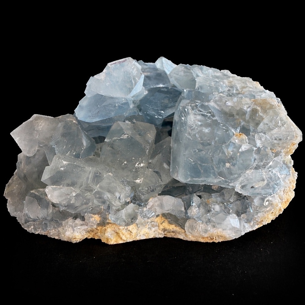 Blue Celestite Crystal Cluster (Brazil)
